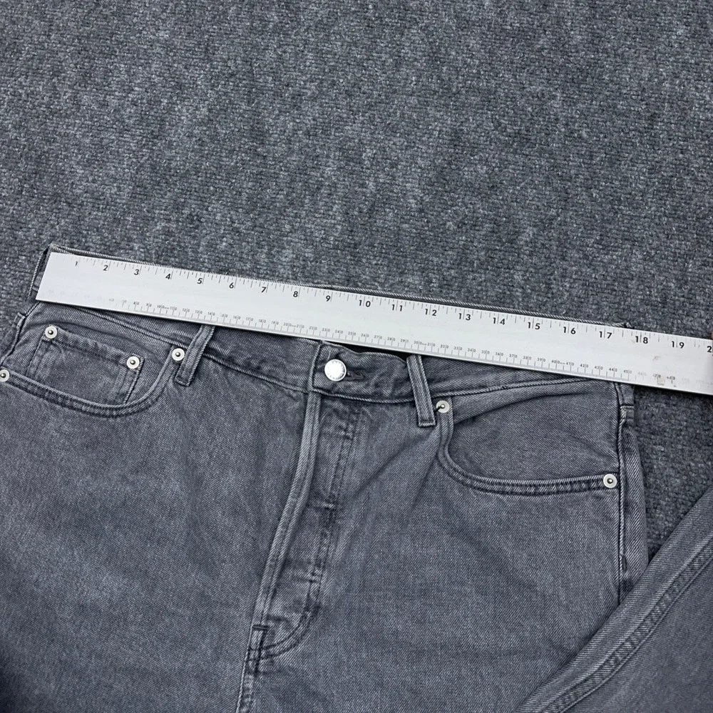Everlane The Relaxed Straight Jean Women 31 (35x27.5) Organic Cotton Button Fly